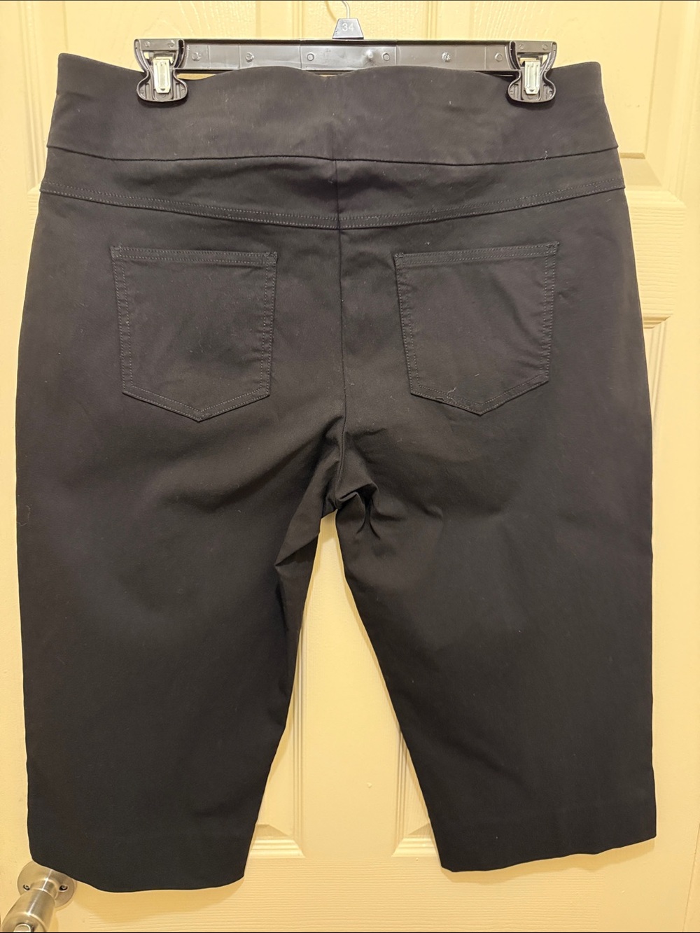 Ruby Rd. Black Pull-On Capri Pants - Picture 2 of 3